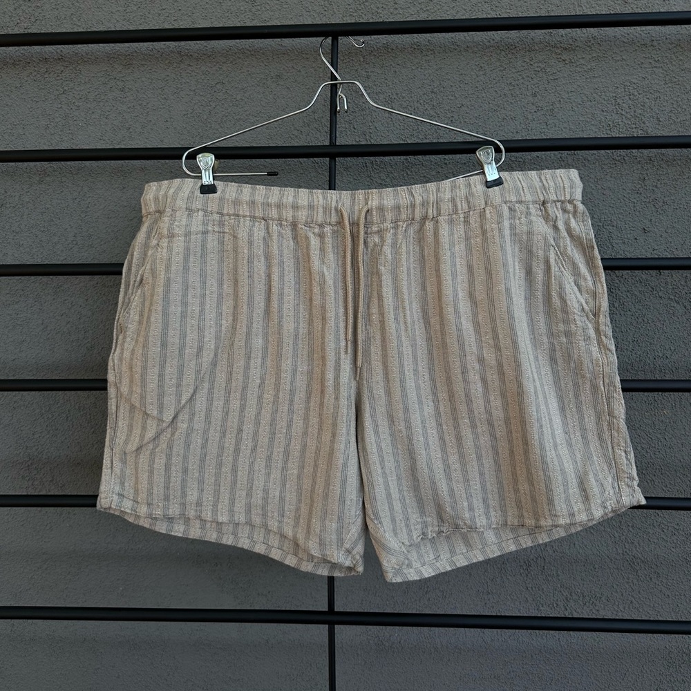 ASOS Design Linen-Blend Short Big and Tall 4XL
